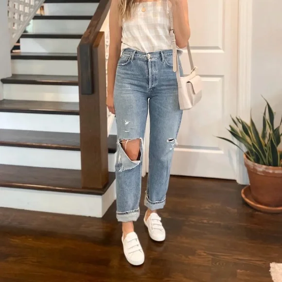 Freda Salvador - Libby d’Orsay sneakers in white leather - Picture 5 of 12